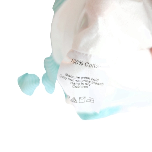 DUFFIELD Lane Teal Striped Midi Dress - Picture 11 of 11